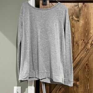 Womens sweater with tie detail back
